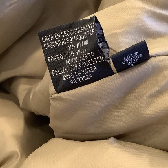 Vintage SM2 Tan Coat With Embroidery Sleeves And Bottom Lined Sz Large Y2K 90s - Picture 15 of 15